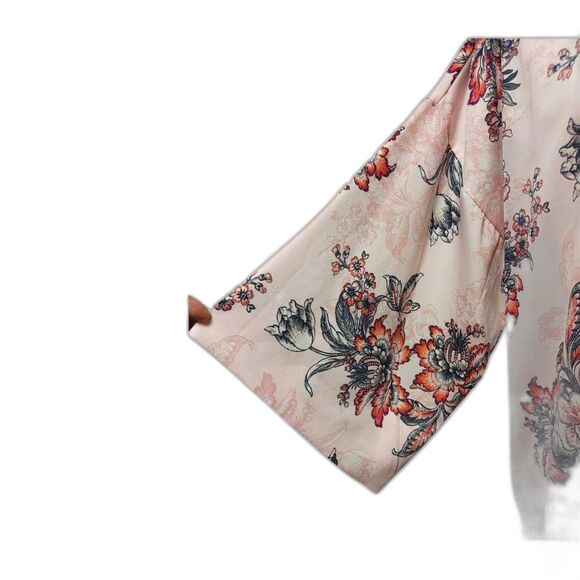 Gabrielle Union x NY & Co Floral Print Duster Kimono Robe Sz M - Picture 6 of 8